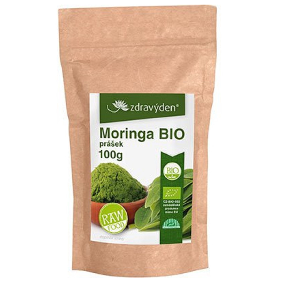Moringa BIO - mletý list - bio kvalita - 100 g