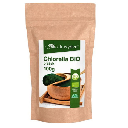 Chlorella BIO - prášek - bio kvalita - 100 g