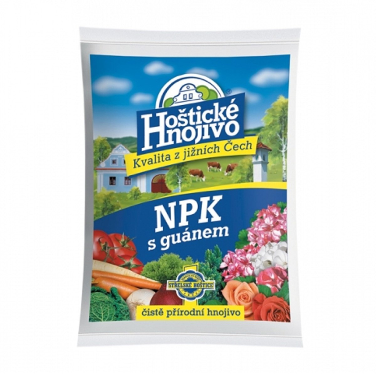 Hoštické hnojivo NPK s guánem - hnojivo - 1 kg