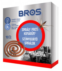 Spirály proti komárům - Bros - ochrana proti hmyzu - 10 ks