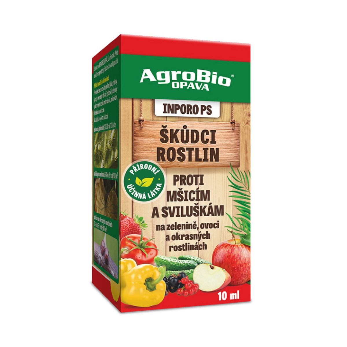 INPORO PS proti mšicím, sviluškám a puklicím - AgroBio - ochrana rostlin - 10 ml