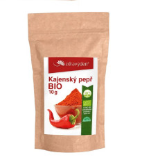 BIO Kajenský pepř - prášek - bio kvalita - 10 g