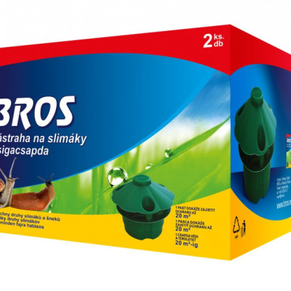 Nástraha na slimáky včetně náplně 2ks -  Bros